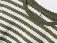 Name It dusty olive stribet bluse